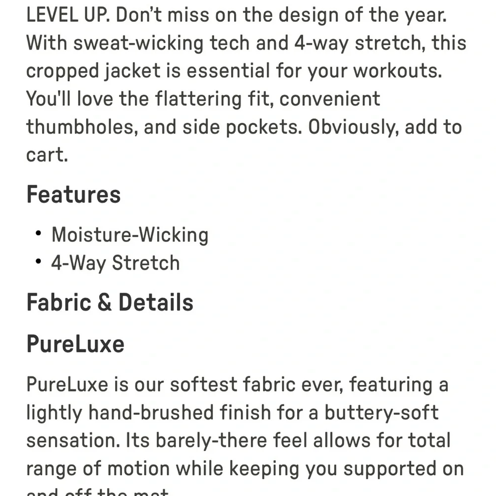 Fabletics Perfect Storm Cropped Train Jacket - Picture 4 of 10